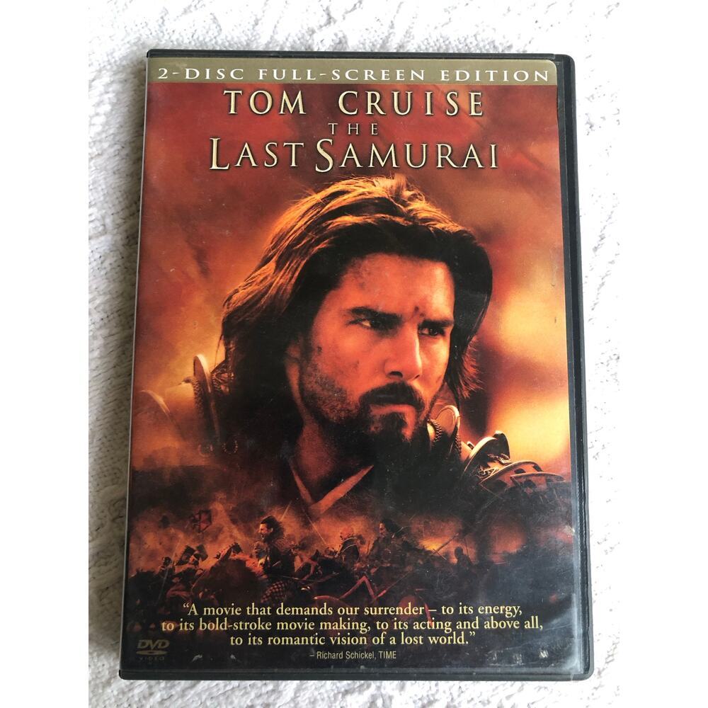 The Last Samurai Full Screen Ed 2 Disc‎ Dvd 2004 Movie Tom Cruise History War